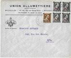 Belgische Postzegels  -  Omslag uit 1930 Union Allumetterie, Postzegels en Munten, Postzegels | Europa | België, Verzenden