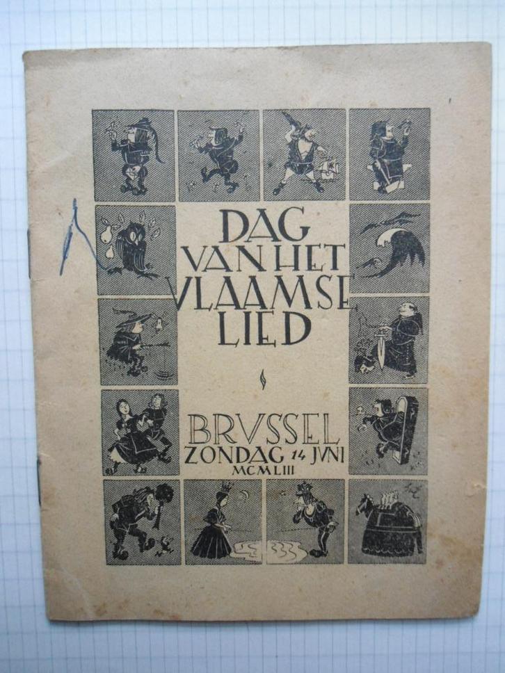Dag van het Vlaamse lied 1953., Boeken, Muziek, Gelezen, Algemeen, Ophalen