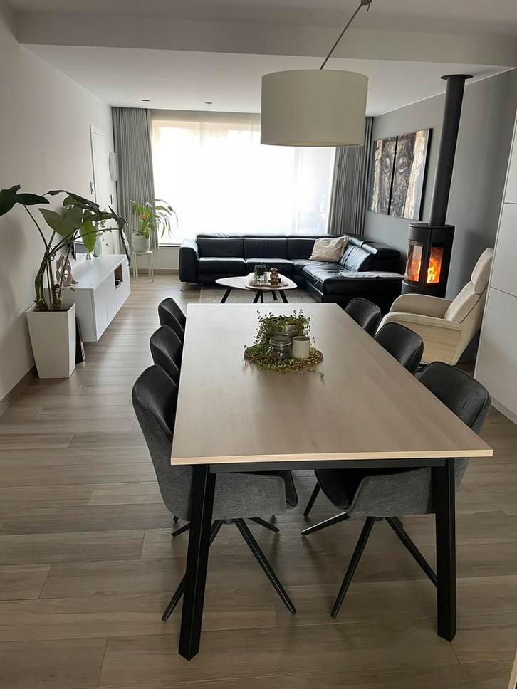 Uitschuifbare Eettafel 100x200/290, Maison & Meubles, Mobilier complet, Enlèvement