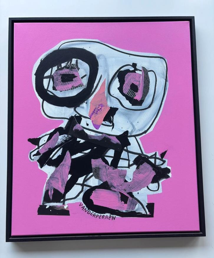 Klaas Vanderperren “ Fergus”, Antiek en Kunst, Kunst | Schilderijen | Abstract, Ophalen of Verzenden