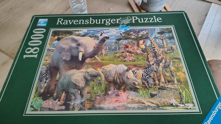 Puzzel natuur 18000 stukjes, Dieren en Toebehoren, Reptielen en Amfibieën | Toebehoren, Zo goed als nieuw, Ophalen
