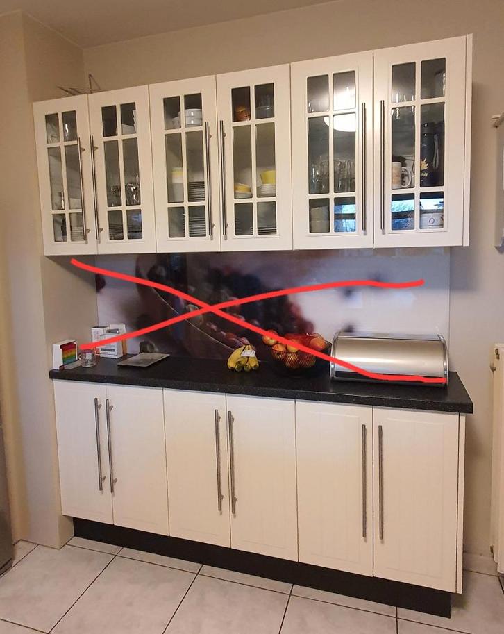 ikea keukenwand, Maison & Meubles, Cuisine | Éléments de cuisine, Utilisé, Beige, Enlèvement ou Envoi