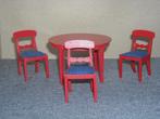 Lundby keukenstoelen 3 stuks (+ gratis tafel), Verzamelen, Poppenhuizen en Toebehoren, Ophalen of Verzenden, Gebruikt