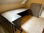 Bureau + 2 bureau-kastjes, Huis en Inrichting, Bureaus, Ophalen, Gebruikt, Bureau