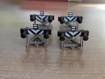 4 x Stootblok H0 Fleischmann Profi-rails 6117 beschikbaar voor biedingen