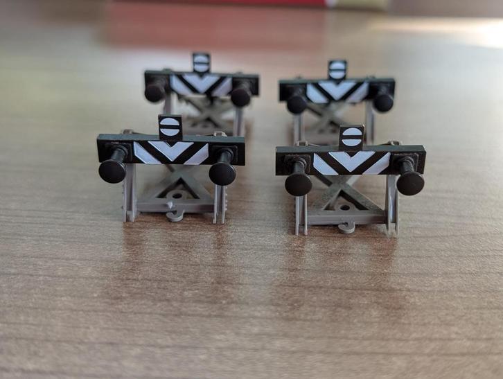 4 x Stootblok H0 Fleischmann Profi-rails 6117, Hobby en Vrije tijd, Modeltreinen | H0, Zo goed als nieuw, Rails, Fleischmann, Ophalen of Verzenden