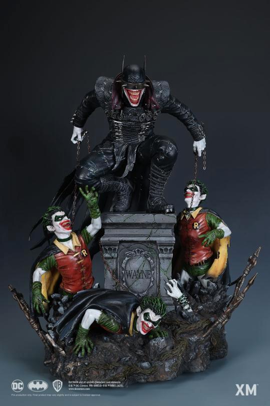 The Batman Who Laughs 1:4 XM Studio, Collections, Statues & Figurines, Comme neuf, Enlèvement