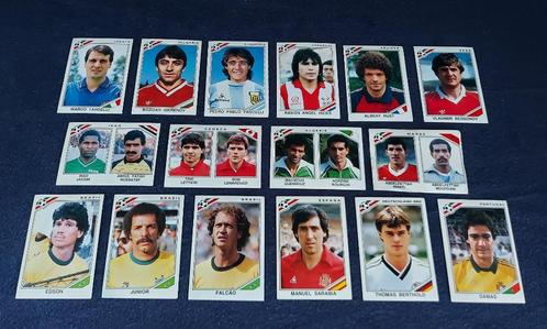 16 versch. Panini stickers voetbal ' WK Mexico 86 '  -nieuw-, Hobby en Vrije tijd, Stickers en Plaatjes, Nieuw, Meerdere stickers