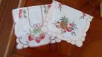 Set van 2 vintage placemats 43 x 27 cm onberispelijk, Ophalen of Verzenden, Zo goed als nieuw, Rechthoek, Binnen