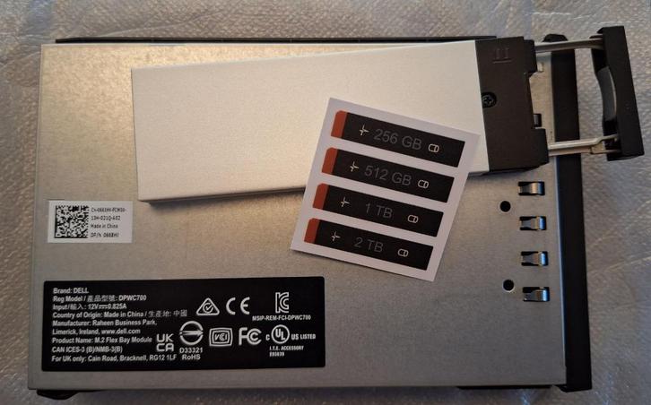Dell Precision T5820 T7820 T7920 M.2 to SAS Flex Bay, Computers en Software, Harde schijven, Zo goed als nieuw, Desktop, Intern