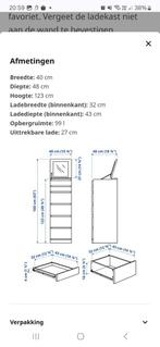 Malm kast 6 lades eikfineer, Ophalen, Gebruikt