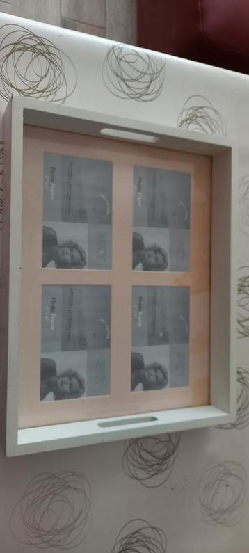 Dienblad om foto's in te steken, Huis en Inrichting, Woonaccessoires | Dienbladen, Ophalen of Verzenden, Zo goed als nieuw