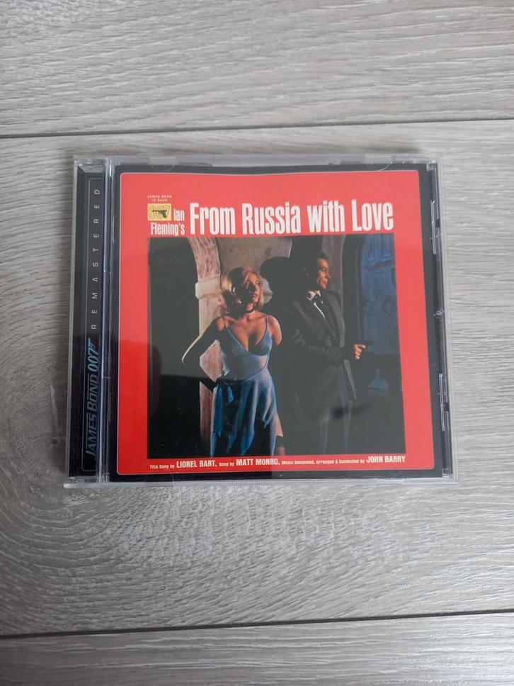 CD From Russia with love Soundtrack James Bond, CD & DVD, CD | Musiques de film & Bandes son, Utilisé, Enlèvement