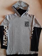 Longsleeve, met kap, jongens, amper gedragen, maat 134-140, Kinderen en Baby's, Kinderkleding | Maat 134, Chapter young, Ophalen of Verzenden