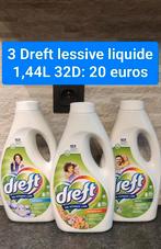 3 bidons Dreft lessive gel liquide protection couleur 1,44L, Enlèvement