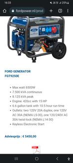 Ford 9250 Generator 25L benzine nieuw, Caravans en Kamperen, Kampeergereedschap