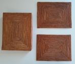 Rotan onderlegger placemat rechthoekig - 40 x 30 cm, Ophalen of Verzenden