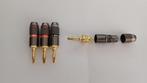 24 x Monster audio kabel banaanstekkers verguld 7€/2stuks ni, Overige merken, Nieuw, Ophalen of Verzenden, 120 watt of meer