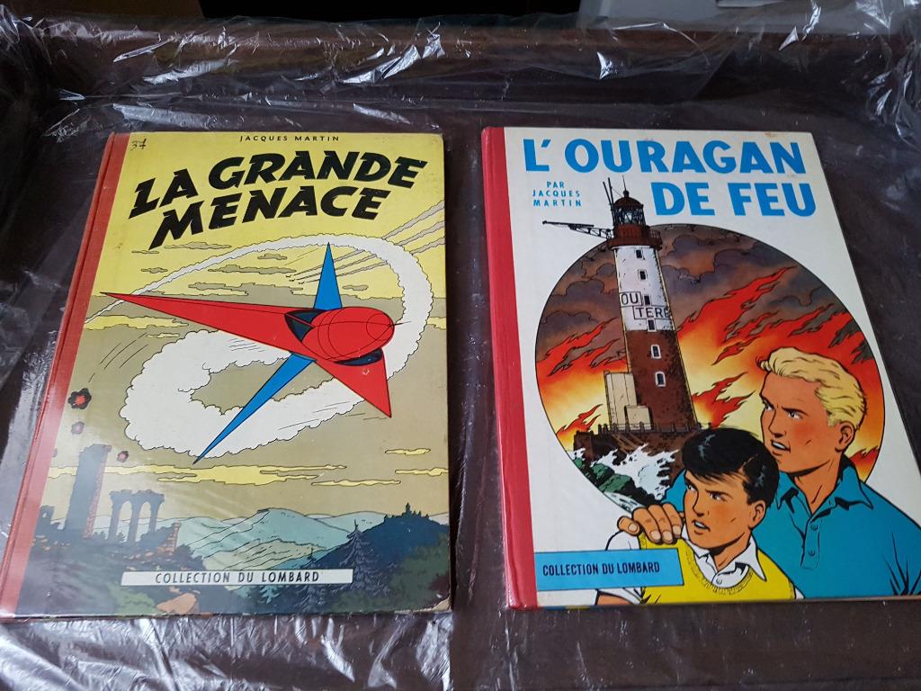 Lot de 8 Lefranc (Martin-De Moor-Chaillet-Robberecht)dont EO, Meerdere stripboeken, Ophalen of Verzenden, Gelezen, Divers auteurs