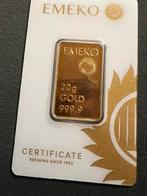 Goud baar 20 gram E.ME.KO, Postzegels en Munten, Edelmetalen en Baren, Ophalen, Goud