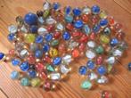 Lot van 100 oude glazen knikkers uit de jaren 60/7, Antiek en Kunst, Ophalen of Verzenden
