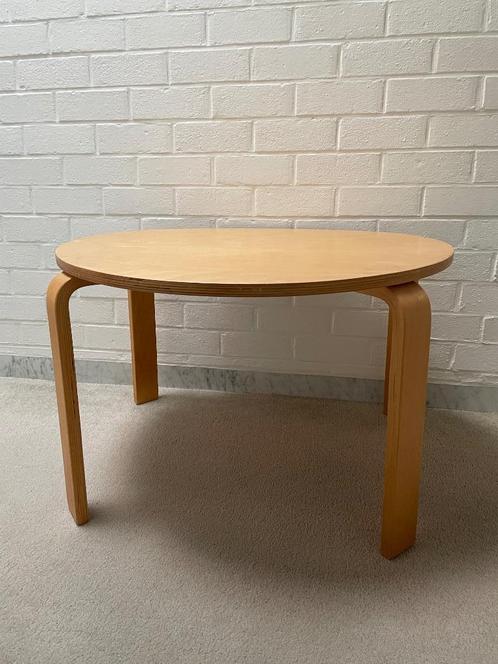 Salontafel Alvar Aalto stijl, Huis en Inrichting, Tafels | Sidetables, Gebruikt, 50 tot 75 cm, 50 tot 100 cm, Overige vormen, Eikenhout