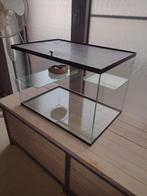 Glazen kooi voor hamster, kleurmuizen,..., Dieren en Toebehoren, Kooi, Gebruikt, Minder dan 75 cm, Hamster