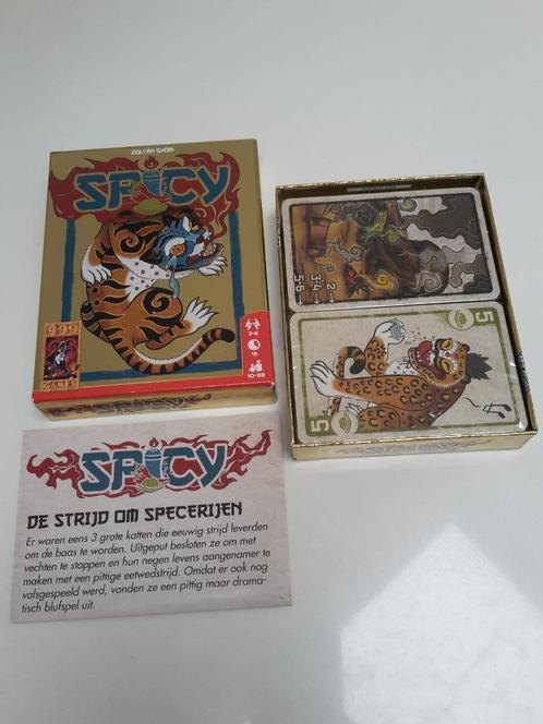Nieuw spel Spicy, 2-6 spelers, 10+, 999, + 1 gratis promo, Hobby en Vrije tijd, Gezelschapsspellen | Kaartspellen, Nieuw, Ophalen of Verzenden