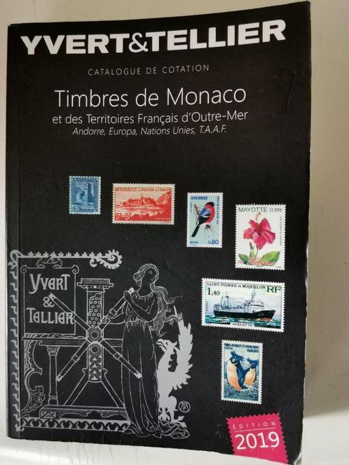 Yvert et Tellier 2019 - Timbres de Monaco, Outre-Mer, Europa, Postzegels en Munten, Postzegels | Toebehoren, Catalogus, Ophalen of Verzenden