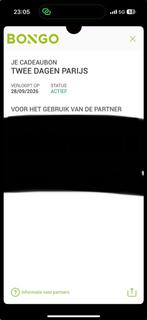 Bongo bon 2 dagen parijs