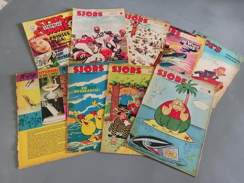 Sjors Weekblad, lotje van 9 stuks, redelijke-goede staat, Boeken, Stripverhalen, Meerdere stripboeken, Ophalen of Verzenden
