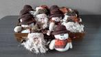 Lot / partij Kerstpopjes sneewman / kerstman ( NIEUW ), Diversen, Kerst, Ophalen of Verzenden, Nieuw