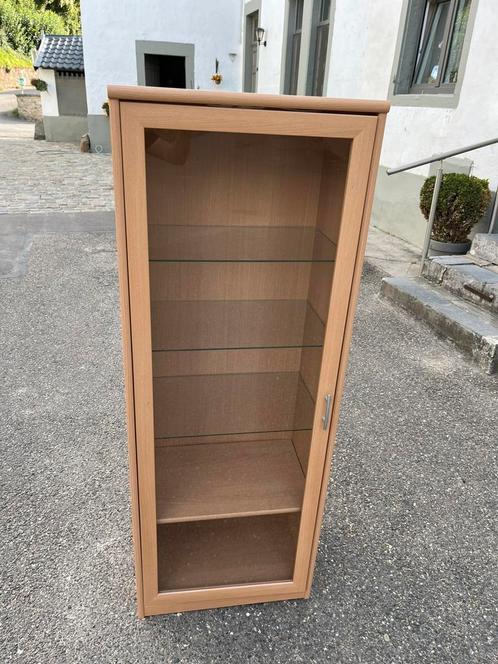 Vitrine met geïntegreerde lamp, Huis en Inrichting, Kasten | Vitrinekasten, Glas, Ophalen