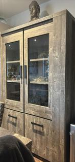 Vitrine avec armoire de rangement, Comme neuf