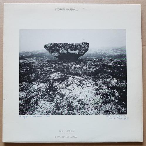 LP Ingram Marshall - Fog Tropes - Gradual Requiem - SIGNÉ !, CD & DVD, Vinyles | Autres Vinyles, Comme neuf, 12 pouces, Enlèvement ou Envoi