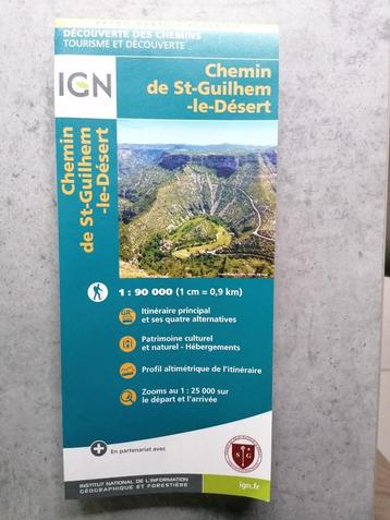Chemin de St Guilhem nieuwe kaart  beschikbaar voor biedingen