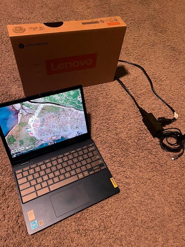 lenovo ideapad flex 3 chromebook 12.2 inch  2-in-1 qwerty, Informatique & Logiciels, Chromebooks, Neuf, 12 pouces, 8 GB, 128 GB