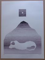 MICHEL SEUPHOR / HEXAGRAMMES YI-KING / ZW-W LITHO / 75x55cm, Antiek en Kunst, Ophalen of Verzenden
