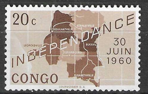 Belgisch Congo 1960 - Yvert 372 - Onafhankeijk (PF), Postzegels en Munten, Postzegels | Afrika, Postfris, Verzenden