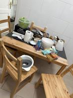 Table et 4 chaise à vendre, Maison & Meubles, Tables | Tables à manger, Enlèvement, Comme neuf
