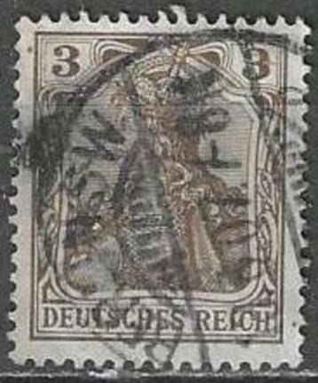 Duitsland 1905-1913 - Yvert 82 - Germania - 3 p. (ST) beschikbaar voor biedingen