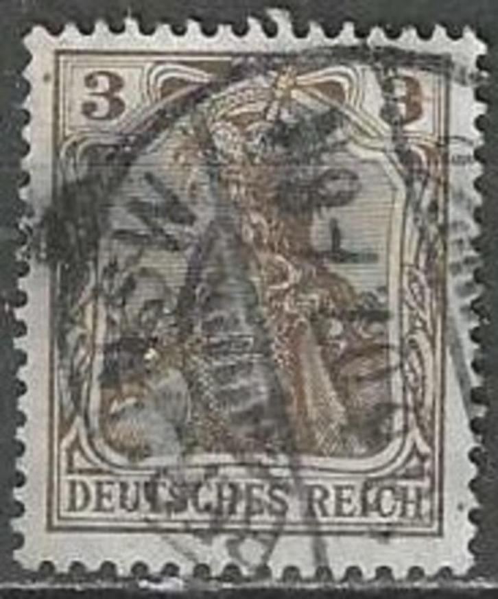 Duitsland 1905-1913 - Yvert 82 - Germania - 3 p. (ST), Postzegels en Munten, Postzegels | Europa | Duitsland, Gestempeld, Verzenden