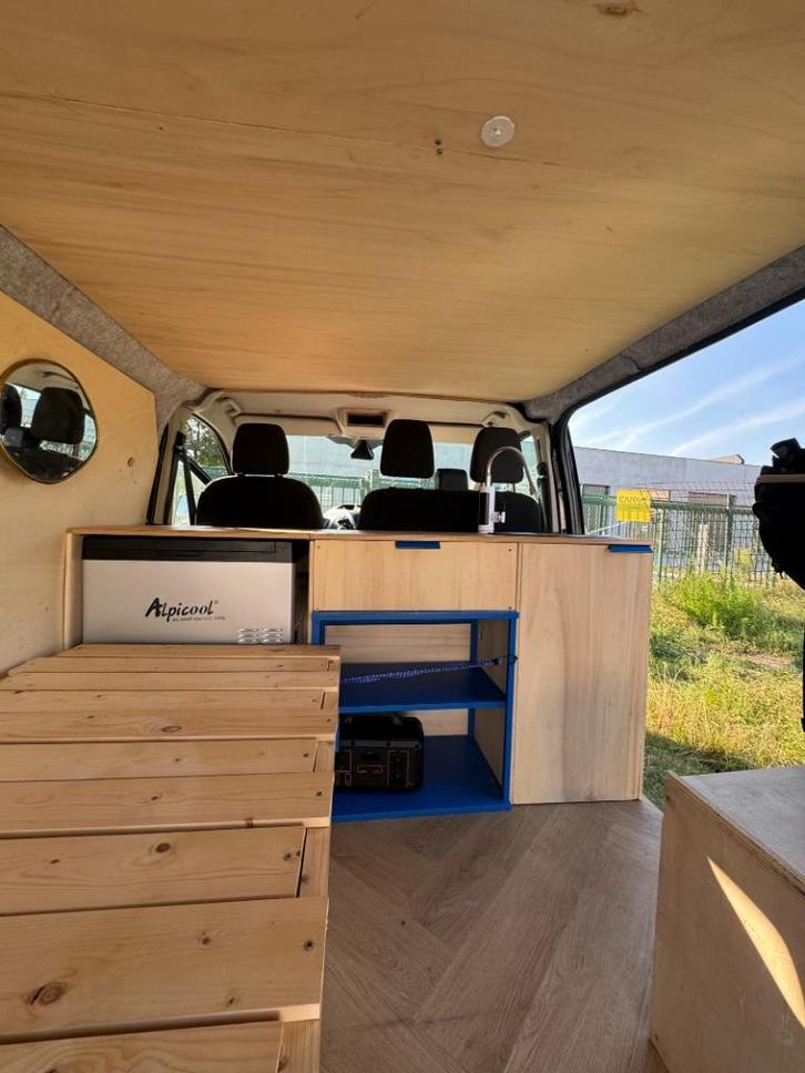Campervan zelfbouw Ford Transit Custom, Auto's, Ford, Particulier, Transit, Adaptieve lichten, Airconditioning, Bluetooth, Boordcomputer