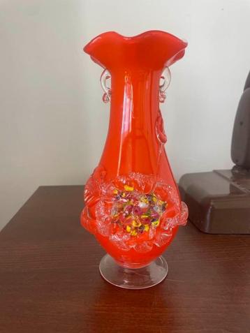 knaloranje plum blossom vaas beschikbaar voor biedingen