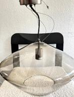 Suspension design en verre fumé – style Bomma Disc, Ophalen of Verzenden, Gebruikt, Glas