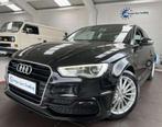 Audi A3 1.6 TDI 110 CH S-LINE GAR 12M (bj 2015), Auto's, Stof, Zwart, Zwart, 1598 cc