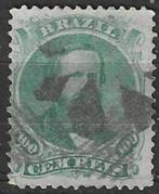 Brazilie 1876/1877 - Yvert 34 - Keizer Pedro II (ST), Timbres & Monnaies, Timbres | Amérique, Affranchi, Envoi