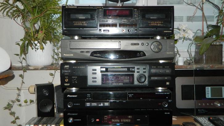 Minidisc, lx-50 versterker, pioneer dubbeldekscassette, Audio, Tv en Foto, Stereoketens, Gebruikt, Cassettedeck, Cd-speler, Dvd-speler