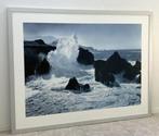 Groot Ikea schilderij/ prent NORRSUND waves on rocks., Huis en Inrichting, Ophalen of Verzenden, Zo goed als nieuw