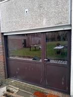 Aluminium deur met raam en elektrisch rolluik, Doe-het-zelf en Bouw, Ophalen, Zo goed als nieuw